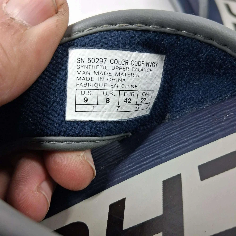 Skechers Sport H2O Mens Flip Flops Navy Blue Grey‎ Thong Sandals 50297 Size 9